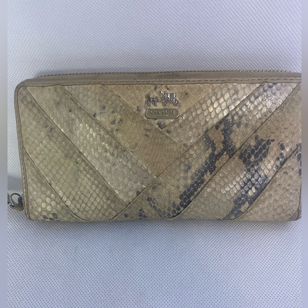 Coach Snakeskin Wallet